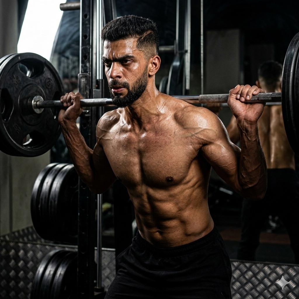 Shaffy fitness pose